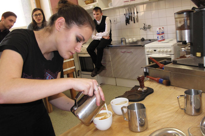 Baristický kurz na SOU Valašské Klobouky