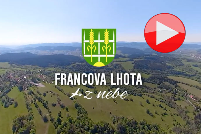 Letecké video Francova Lhota z nebe