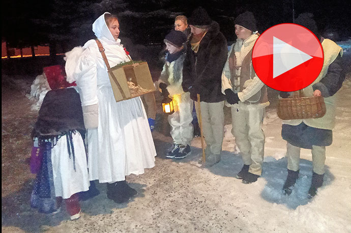 V Horní Lidči oprášili starou tradici obchůzkových jesliček