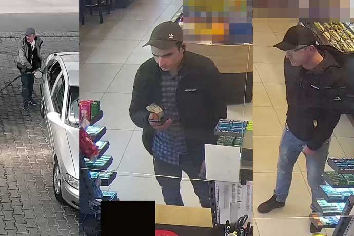 Policie pátrá po mužích na snímcích