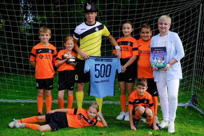 Nevšovský snajpr Václav Tomšů nasázel svým soupeřům již 500 branek