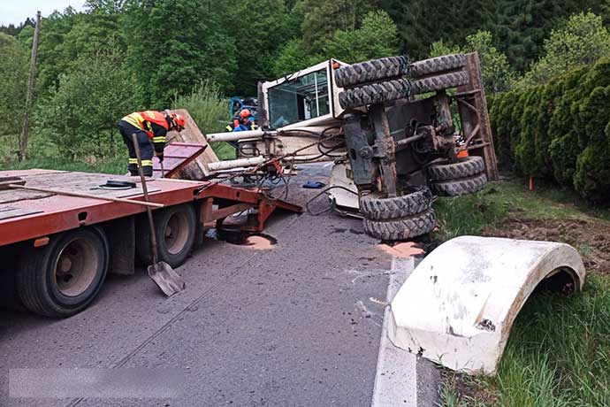 Silnice mezi Valašskou Polankou a Prlovem byla uzavřena