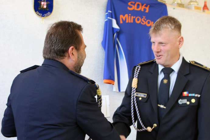 Dobrovolní hasiči z Mirošova oslavili 80. výročí založení
