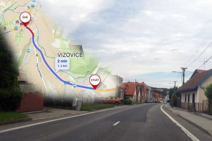 Průjezd Vizovicemi bude kvůli opravě silnice jen jednosměrný. Omezení potrvá měsíc