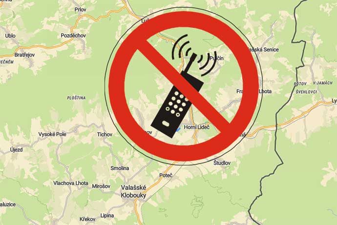 Výpadek mobilního signálu na Hornolidečsku, nefunguje telefon ani internet