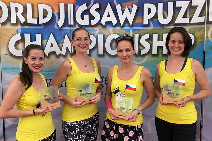 Jana Ondroušková vyhrála stříbro na mistrovství světa ve skládání puzzle na čas