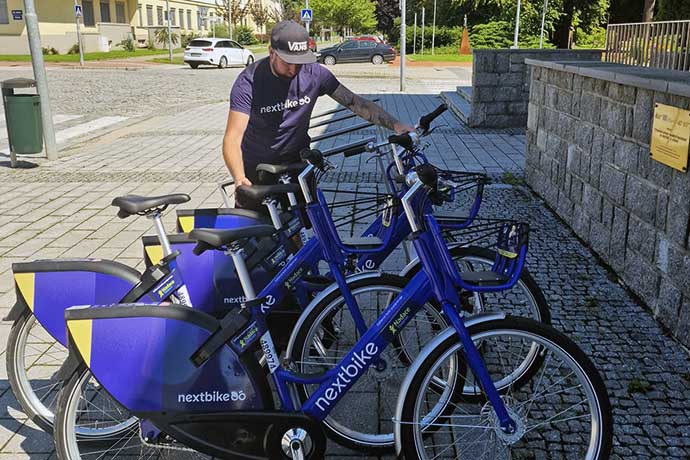 Sdílená kola slaví na Vsetíně úspěch